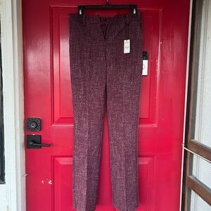 Express Women's Pants Purple Size 2 Dress Work Office Barely Boot Mid Rise